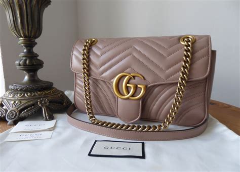 Gucci Marmont dusty pink small